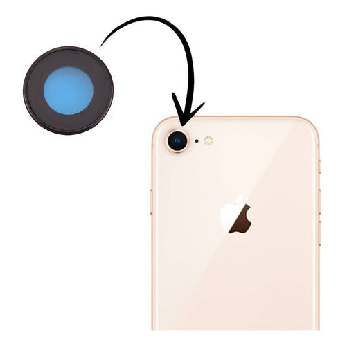 Vidrio (Lens) de camara Apple iPhone 8