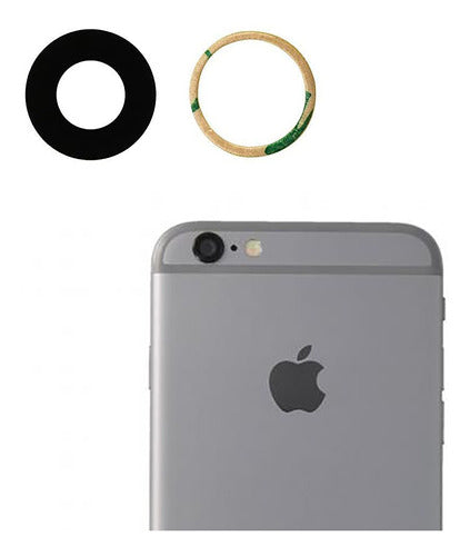 Vidrio (Lens) de camara Apple iPhone 6